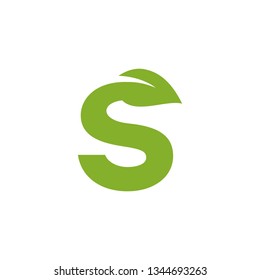 S mint leaf icon