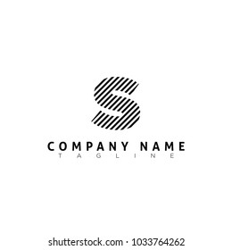 plantilla de logotipo de letra moderna