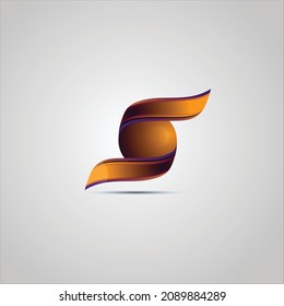 Logotipo moderno de S - Plantillas para logotipos abstractos 
