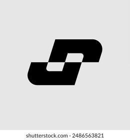 S Monogram Abstract Minimalist Logo