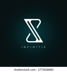 Vector de diseño de logotipo de letra monocasco S 10