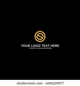 S Monogram logo Simple, abstract, luxurious, and easy to remember.
