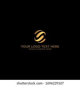 S Monogram logo Simple, abstract, luxurious, and easy to remember.
