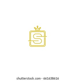 s monogram vector design for your business