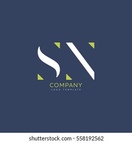 S N logo vector template