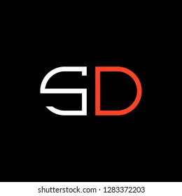 S O initial letter, modern logo design template vector 