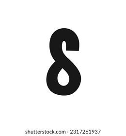 S O-Buchstaben-Logo-Vektorgrafik