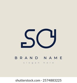 S and O logo design. SO abstract Letters Logo Monogram. This logo design is the process of creating a visual symbol that represents a brand, company, or individual.