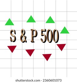 S P 500 puestos gráfico de tiempo completo, saldos de dividendos, tasa de crecimiento fondo blanco