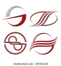 S P company linked letter logo