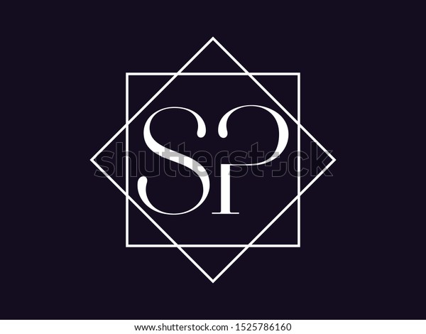 S P logo creative logo, S P minimal and\
abstract logo. Alphabet letter SP, S\
P
