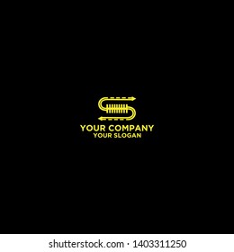 S Parking Logo Design Vector 