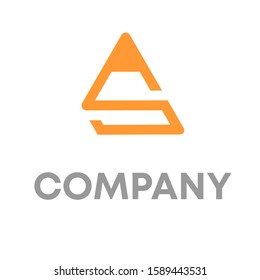 s pencil logo icon design template sign