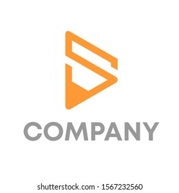 s pencil logo vector design template sign