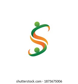 S people logo community vector 