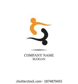 S people logo community vector