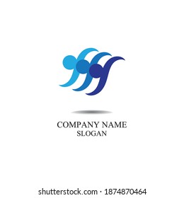 S people logo community vector
