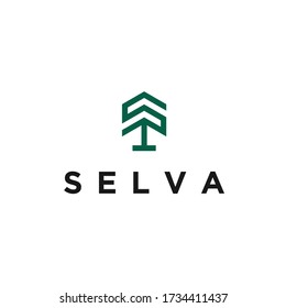 S pine logo / cedar logo