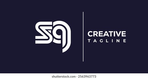 S and Q logo design. SQ abstract Letters Logo Monogram. This logo design is the process of creating a visual symbol that represents a brand, company, or individual.