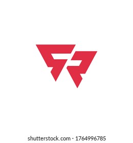 s und r Brief, Vektorlogo. SB-Vektor-Logo
