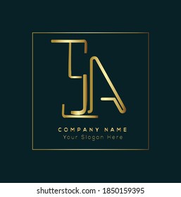 S A SA Initial based logo Letter Symbol Modern and abstract icon design concept. Initial based Vector template. Symbol for Corporate Business Company Identity.