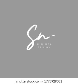 S A SA Initial handwriting or handwritten logo for identity. Logo with hand drawn style.