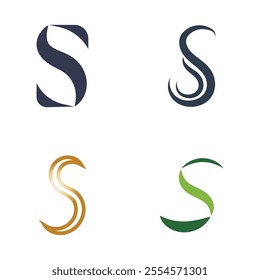 S Set  Logo Design Graphic Illustration