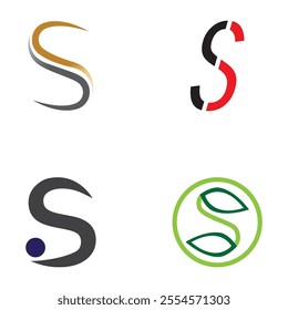 S Set  Logo Design Graphic Illustration