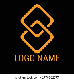 Diseño del logotipo de resumen de formas S