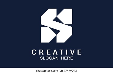 Estilo del logotipo de la forma de S. Bueno para la construcción u otros negocios.