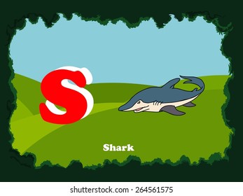 S for shark