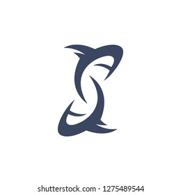 S Shark Logo Concept
