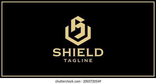 S shield logo design inspiration