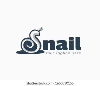 S Snail Initial logo design inspiration