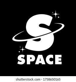 Diseño de logotipo de ilustración vectorizado de S SPACE