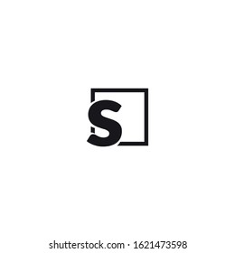 s square brand logo vector