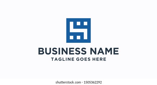 s square logo design inspiration