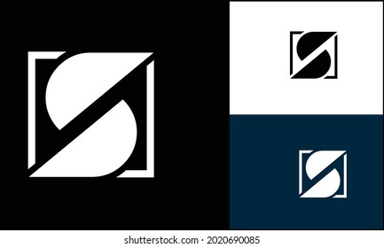 S ,SS Abstract Letters Logo monogram