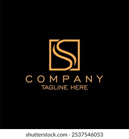 S or SS Alphabet Initials Luxury Monogram Logo Vector Icon