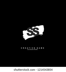 S S SS Initial logo template vector