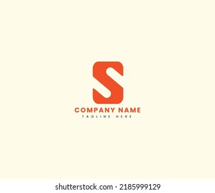 S, letra ss diseño simple