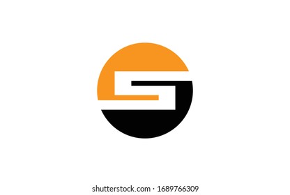 Letra S o SS mayúscula Ilustración vectorial de plantilla de diseño de logotipo inicial de logotipo inicial