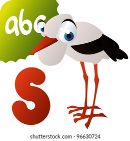 S is for Stork