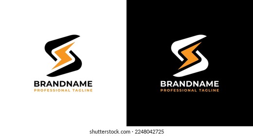 S Storm Logo, suitable for any business related to the letters S and Storm