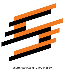 s stripes logo icon template 1