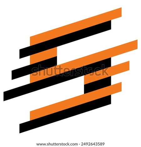 s stripes logo icon template 1