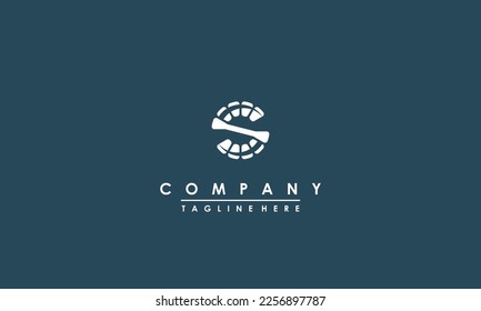 S sun logo. great for your company logo.