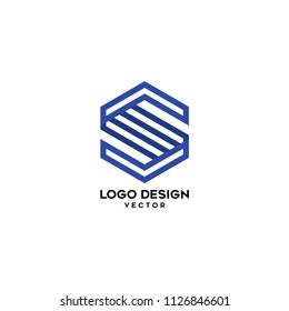 S Symbol Company Logo Template
