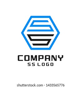 The S symbol with the hexagon logo