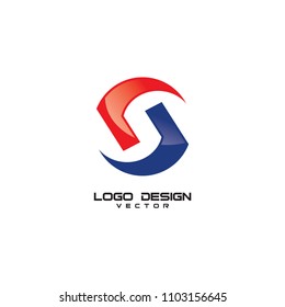 S Symbol Logo Template